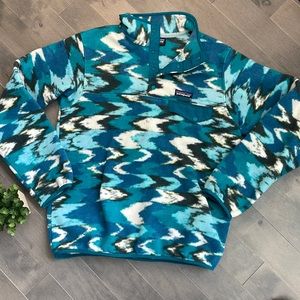 Patagonia Synchilla Fleece Pullover Sweater Trout Tales